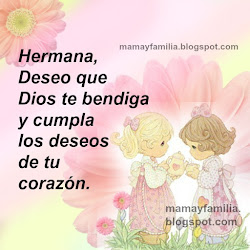Frases para mi Hermana Querida con lindas imágenes