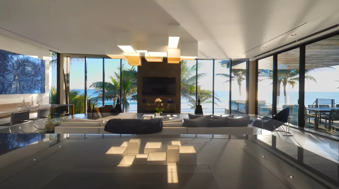 93 Interior Design Photos vs. 3715 S Ocean Blvd, Highland Beach, FL Ultra Luxury Mansion Tour