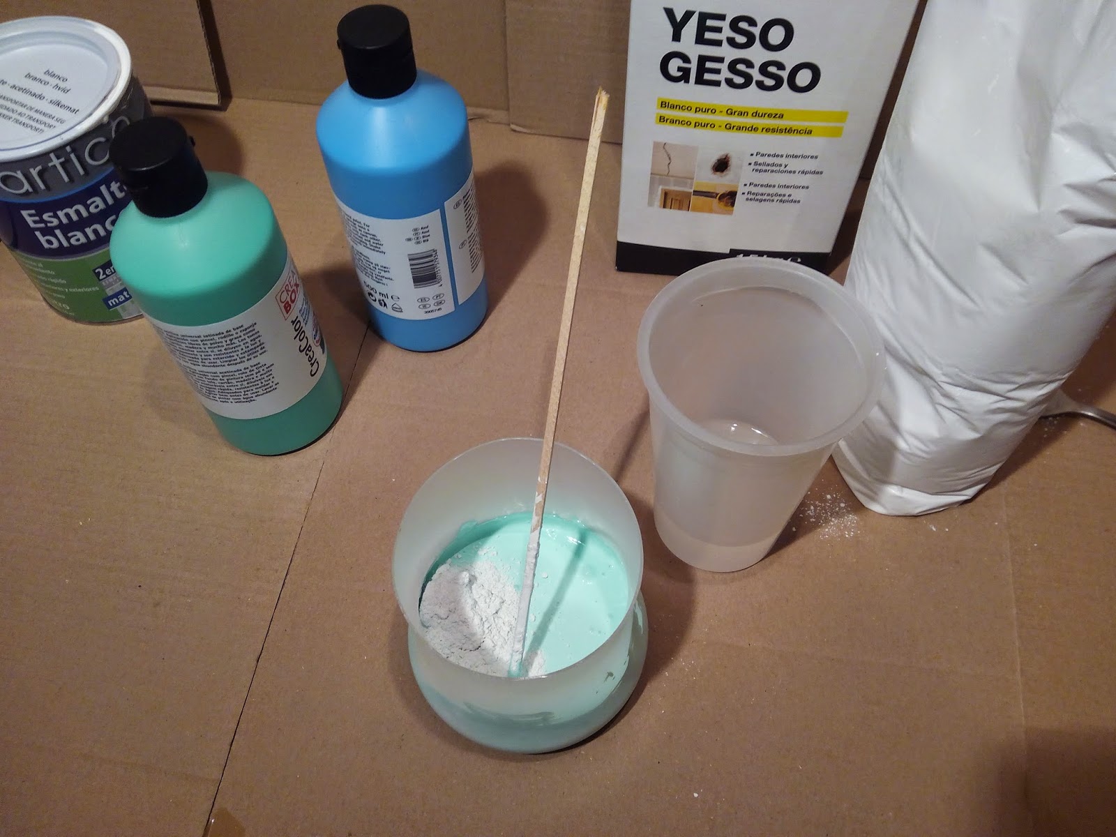 DIY Como hacer Chalk Paint casera HANDBOX