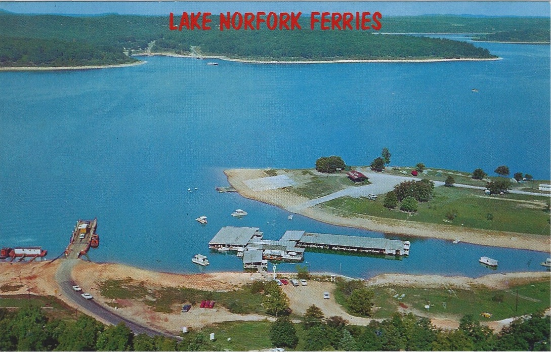Arcane Arkansas History Highway 62 and 101 Ferries Over Lake Norfork