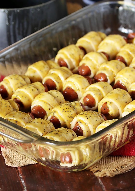 Glazed Pigs In a Blanket The Kitchen is My Playground