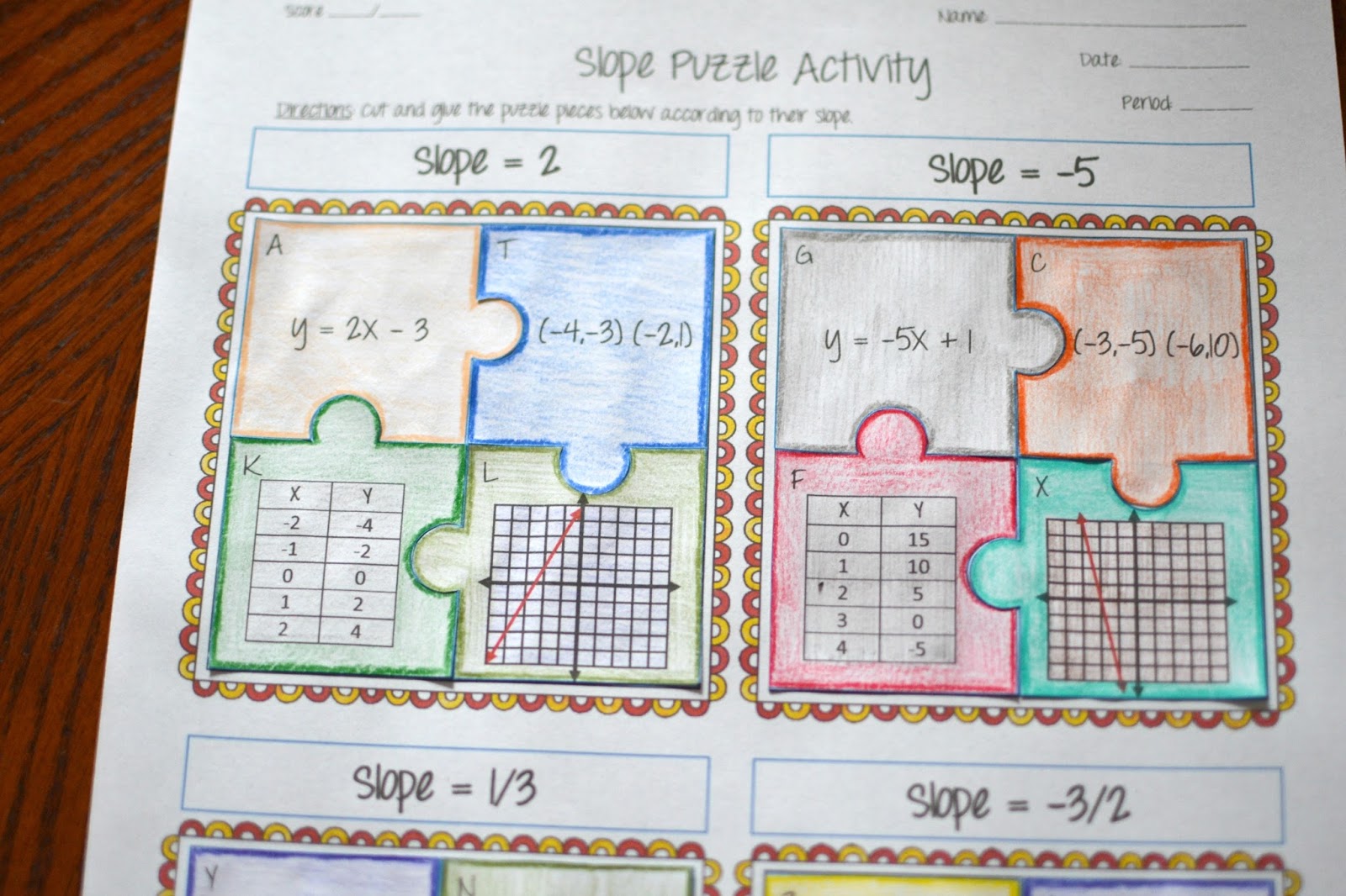 Math In Demand Slope Puzzle Activity math-in-demand-slope-puzzle-activity
