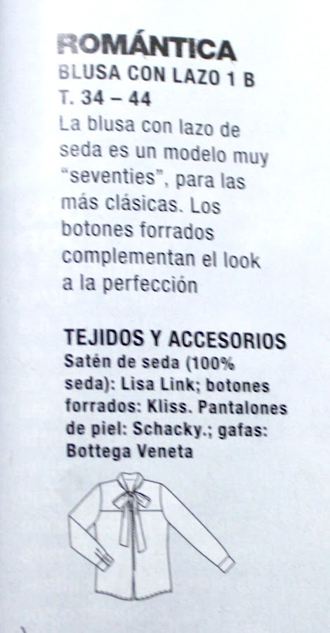 COSE CONMIGO BLUSA 1B BURDA EASY OCTUBRE 2015