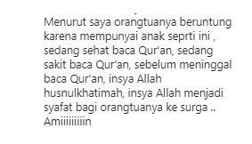 Bocah Kritis Yang Tetap Lantunkan Alquran Meninggal Dunia, Syekh Ali Jaber: Insya Allah Jadi Syafaat Bagi Orangtuanya