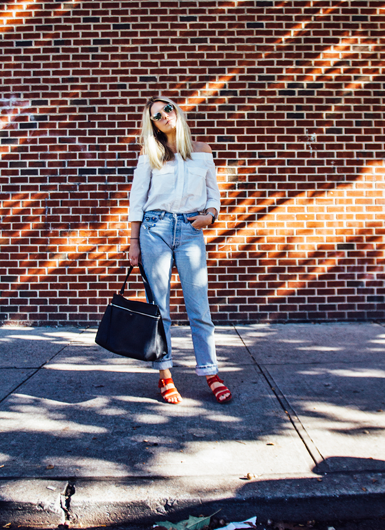 Levi's 501 buttonfly, Marais USA Jardin heel, Celine Edge bag, heleneisfor, Warby Parker Dorothy sunglasses Levi's 501 buttonfly, Marais USA Jardin heel, Celine Edge bag, heleneisfor, Warby Parker Dorothy sunglasses