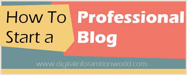 image: How to Start a Professional Blog