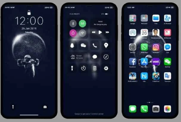 Tema iPhone Mtz Untuk Xiaomi MIUI 12, 11 dan 10 Terbaru 2021