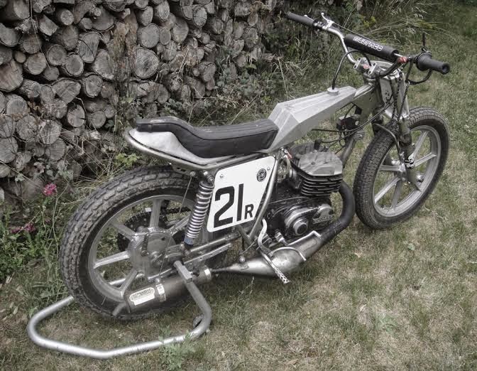 Bultaco Sherpa T 350 "The Grey Coffin" by Tredici Customs Castings