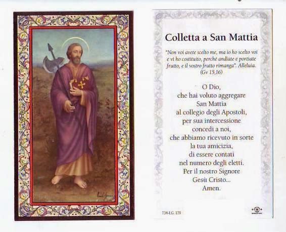 Regio Diciotto: San Mattia Apostolo!