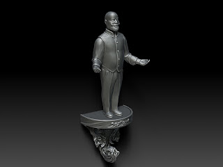 Tabletop figurine of the "Fancy Houseman"