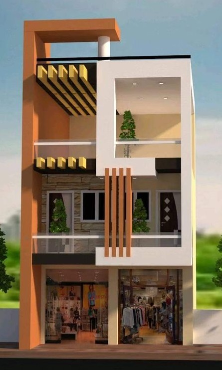 Best 60 modern house front facade design - exterior wall ...