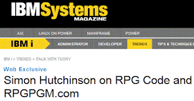 ibm system magazine interview with rpgpgm.com author simon hutchinson