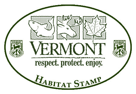 Learn more about Vermont's habitat stamp & to purchase...click image below.