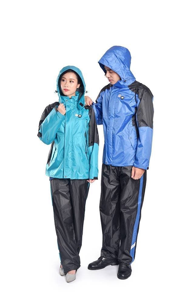 Áo mưa cao cấp 2 lớp, thiết kế thông minh