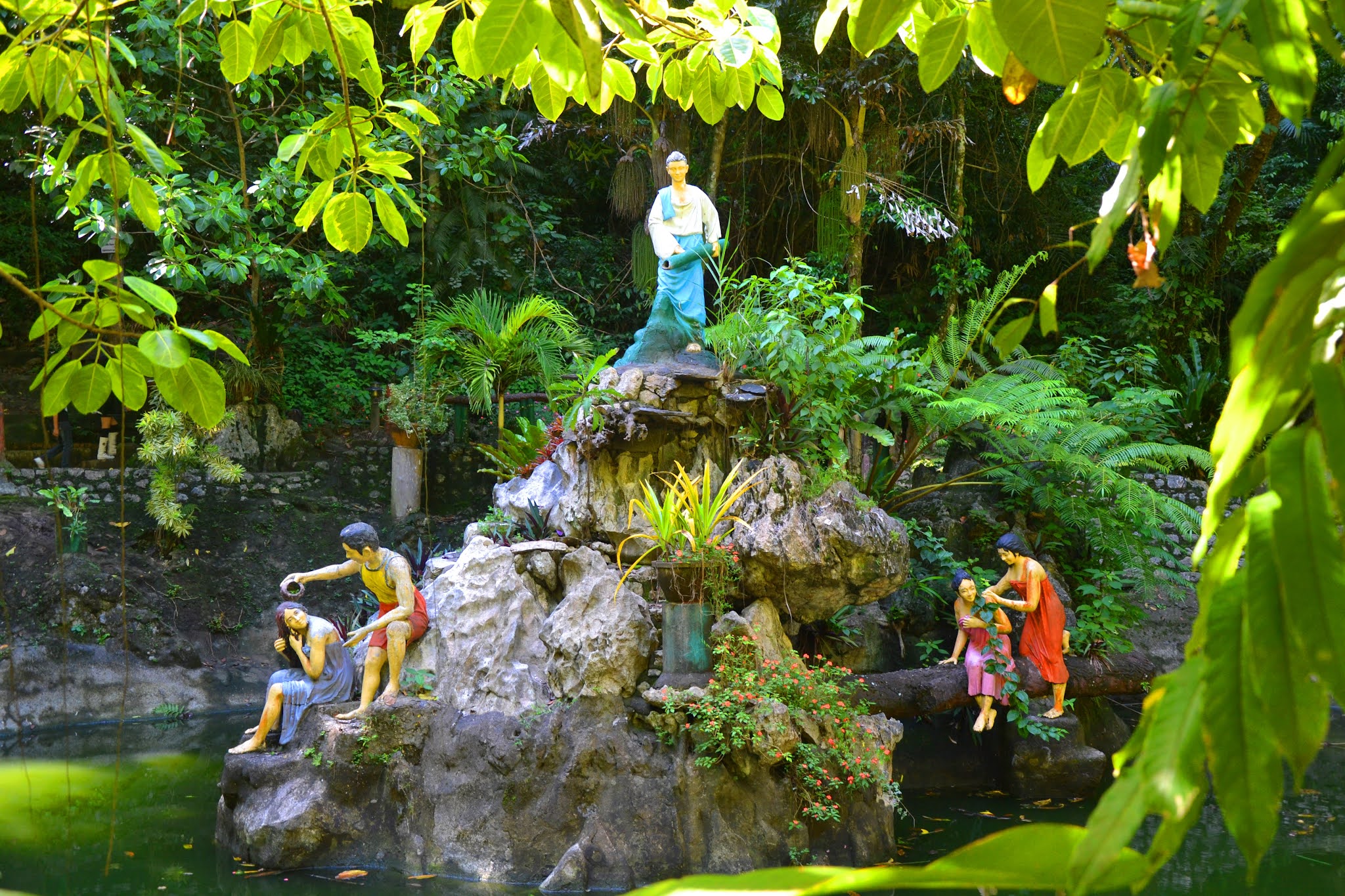 Ate Monang Pond as seen during our 2013 visit