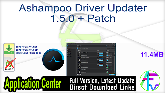 Ashampoo Driver Updater 1.5.0 + Patch Ashampoo Driver Updater 1.5.0 + Patch
