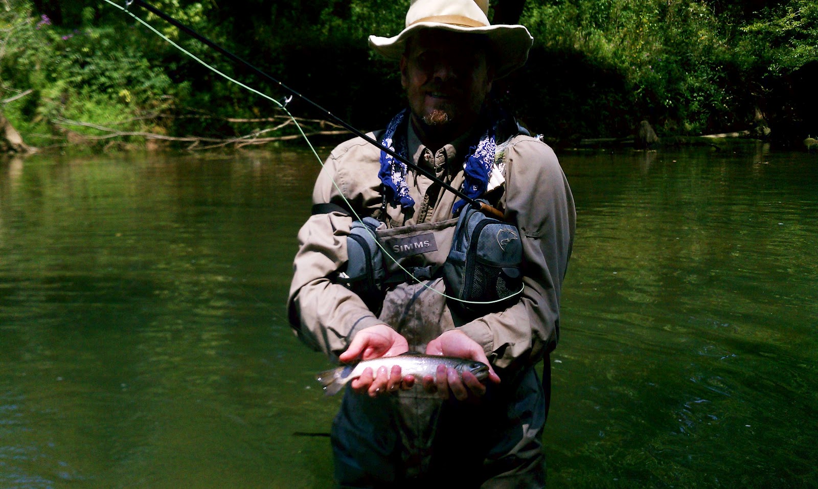 TENNESSEE FLY FISHING Elk River, TN August 2012