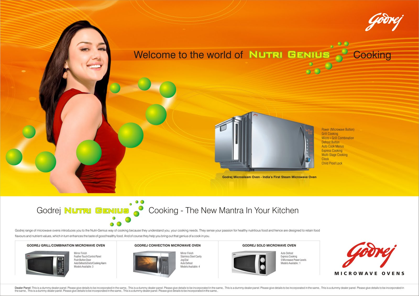 creativespice Godrej Microwave