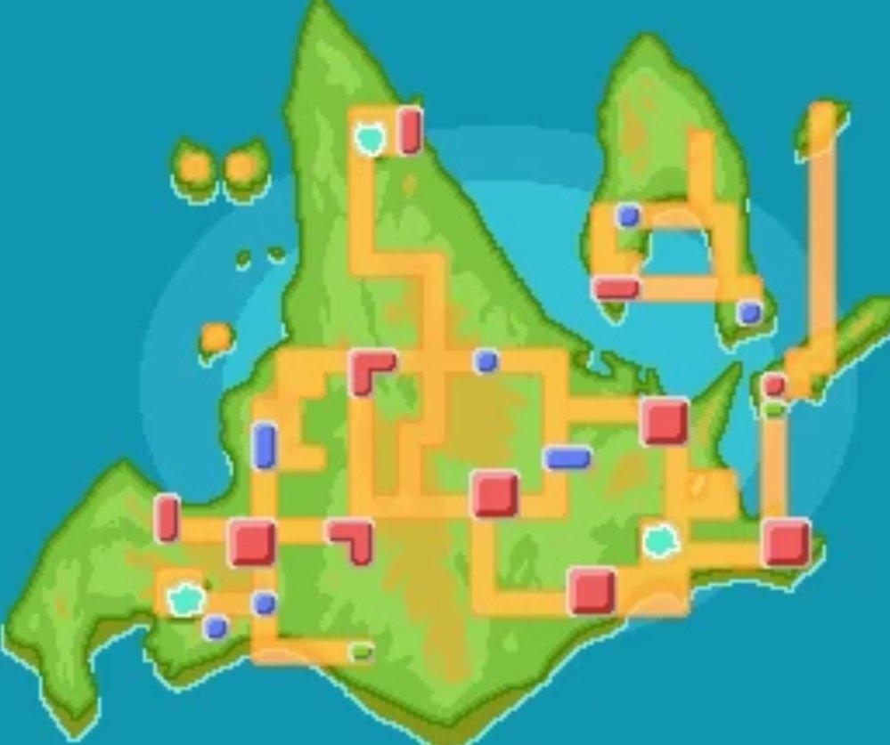 Mapa Pearl: Nome das Posições