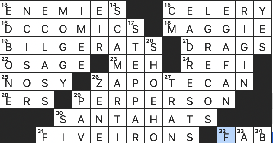 Printable Universal Crossword Puzzle Today: greeneggsandham - life