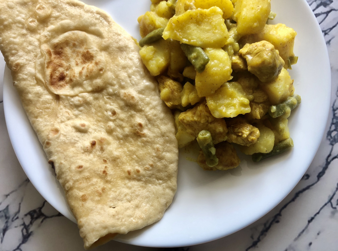 Roti and Chicken Curry Recipe Episode 455 Baking with Eda