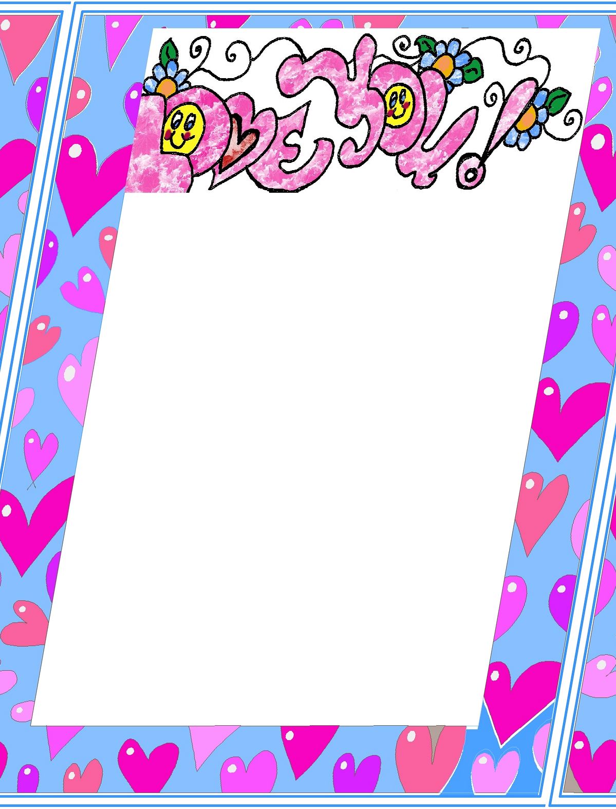 Love You Various Effects Borders Frames