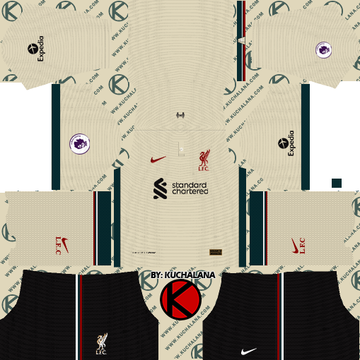Liverpool FC 2021-22 Nike Kit - DLS2019 - Kuchalana