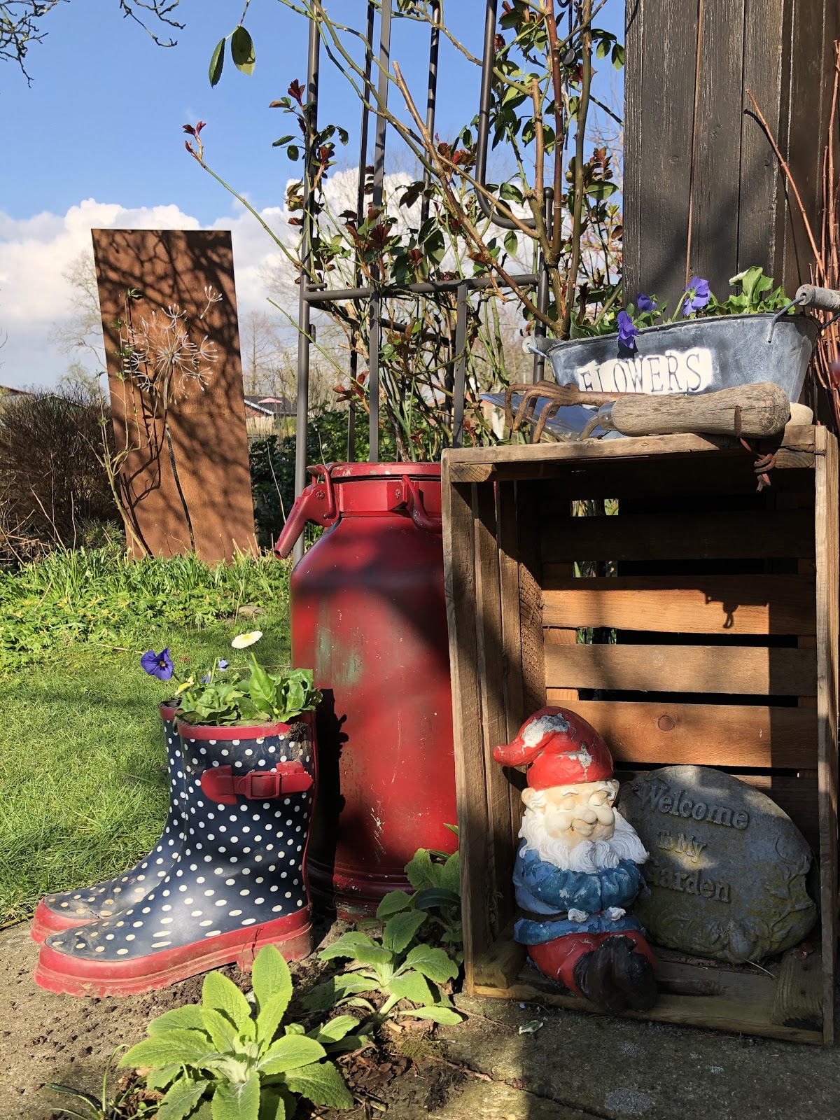 Gärtnern ist mein Yoga Gummistiefel meine Pumps