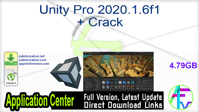 Unity Pro 2020.1.10 Crack Unity Pro 2020.1.10 Crack