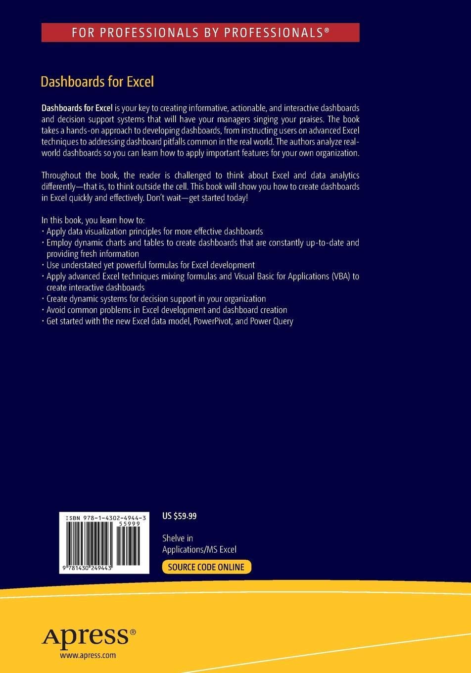 [FREE EBOOK]Dashboards for ExcelJordan Goldmeier, Purnachandra