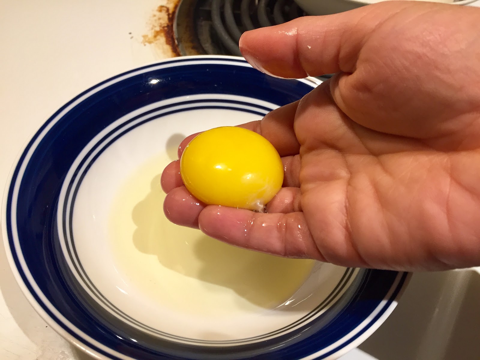 SEPARATING EGG YOLKS FROM WHITES