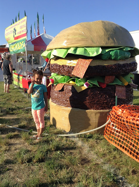 Hamburger at the Avon Duck Tape Festival