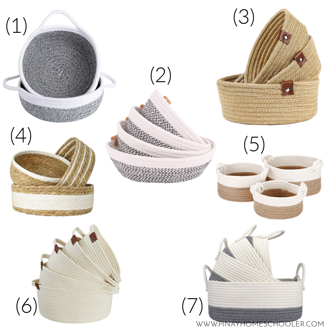 Montessori Friendly Storage Baskets The Pinay