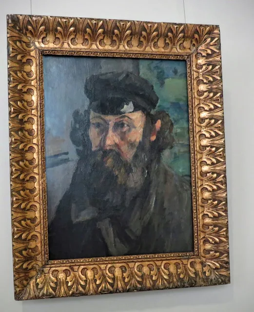 Self portrait of Cezanne at the Hermitage in St. Petersburg, Russia