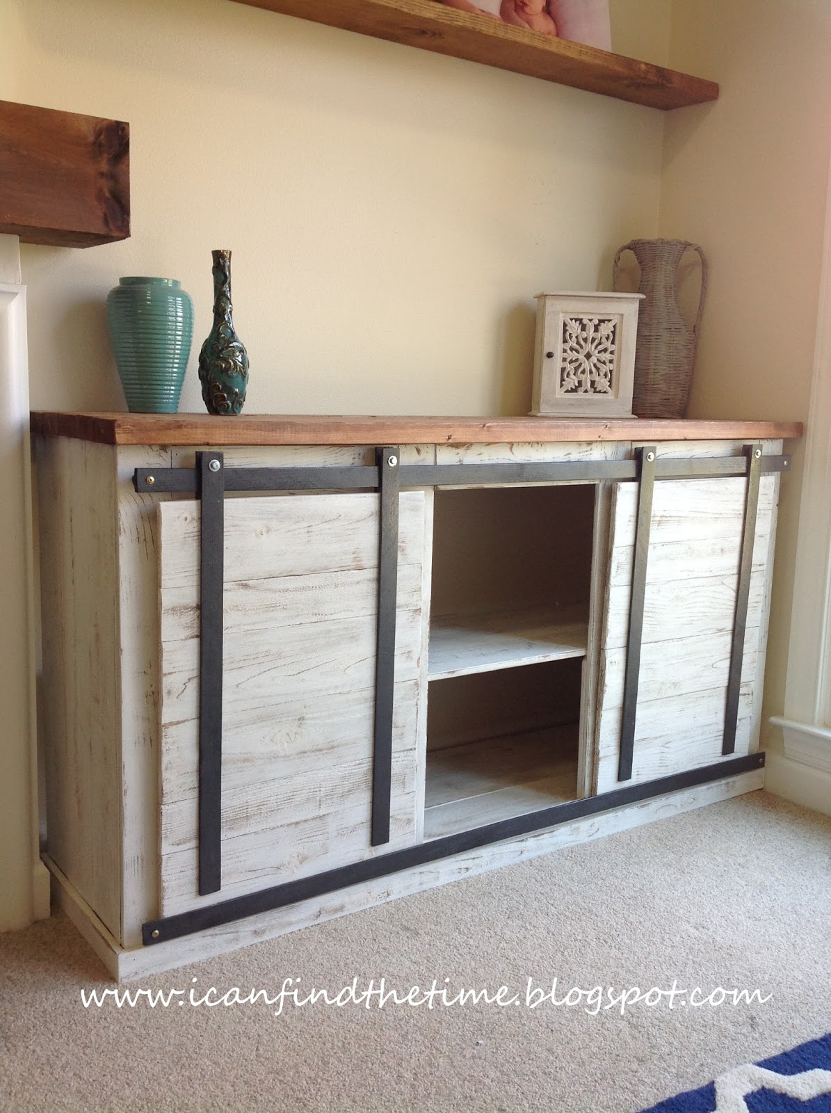 A New (Cheaper) Way to do Sliding Doors on Furniture