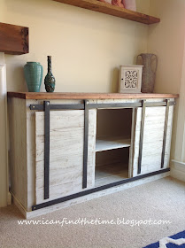 I Can Find The Time: A New (Cheaper) Way to do Sliding Doors on Furniture