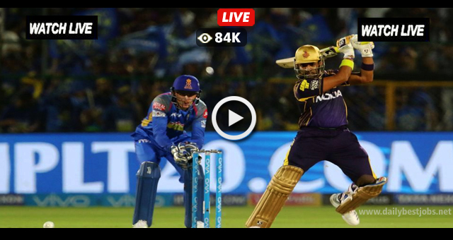 IPL 2018 Live Streaming KKR vs RR Live Cricket Scores Playoff Match