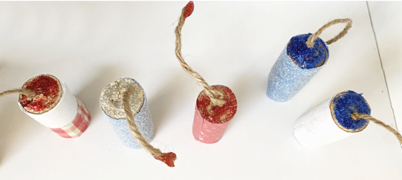 Easy DIY Decorative Firecracker Bowl Fillers 