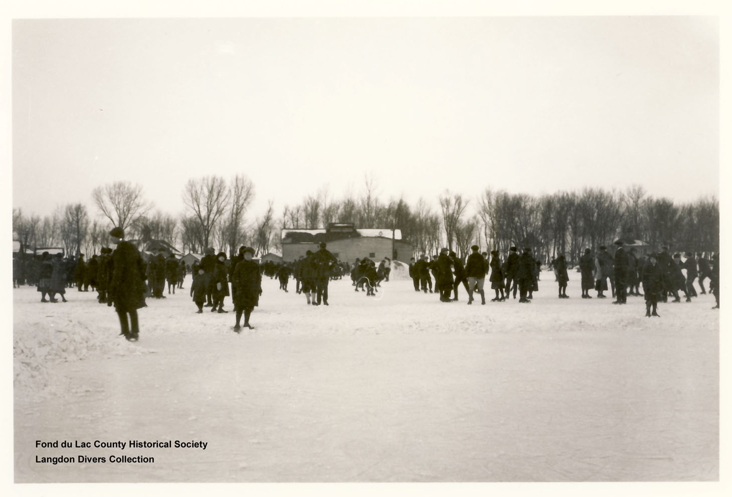 Fond du Lac History winter scenes