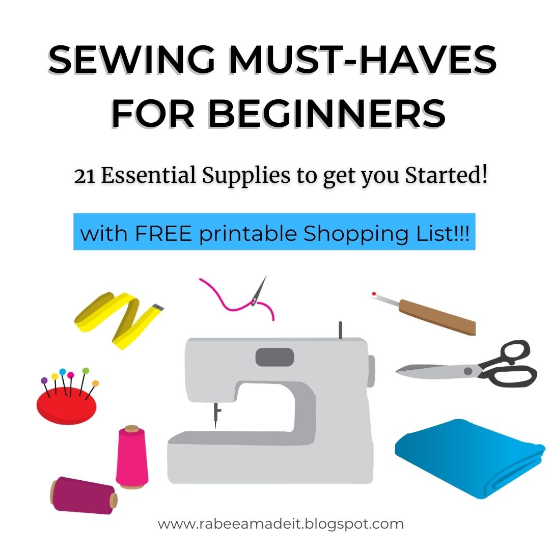 Sewing MustHaves for Beginners 21 Essential Supplies You Will Need