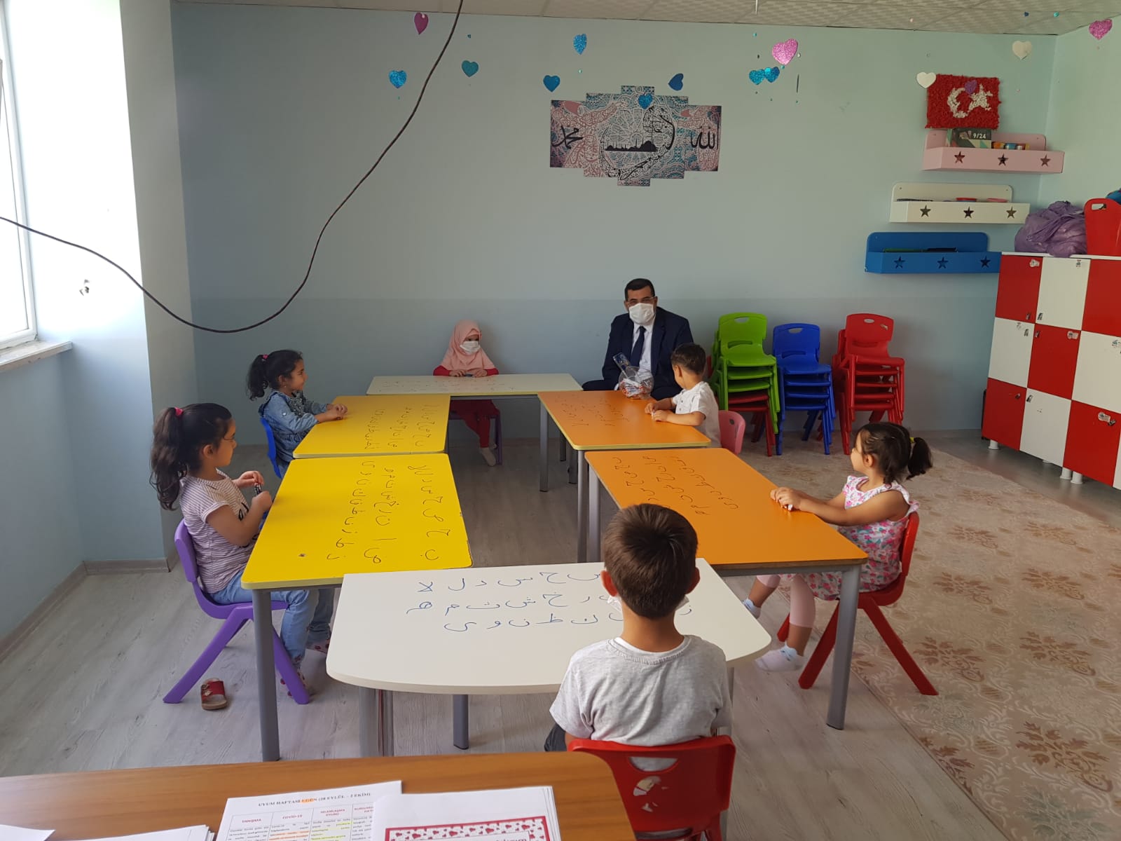 Çınar ilçe müftü vekilinden 4-6 Yaş Kur'an kurslarına ziyaret