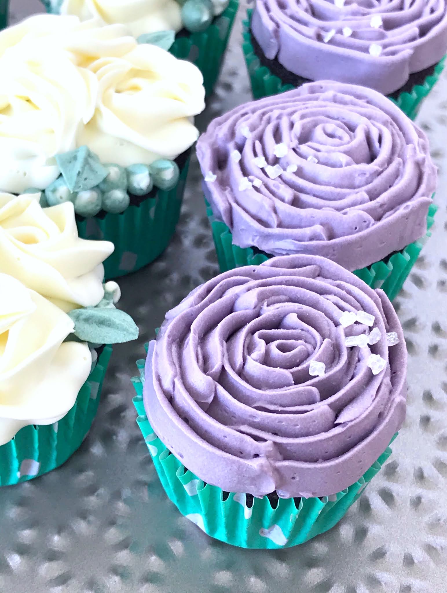 Swiss Meringue Buttercream Flowers