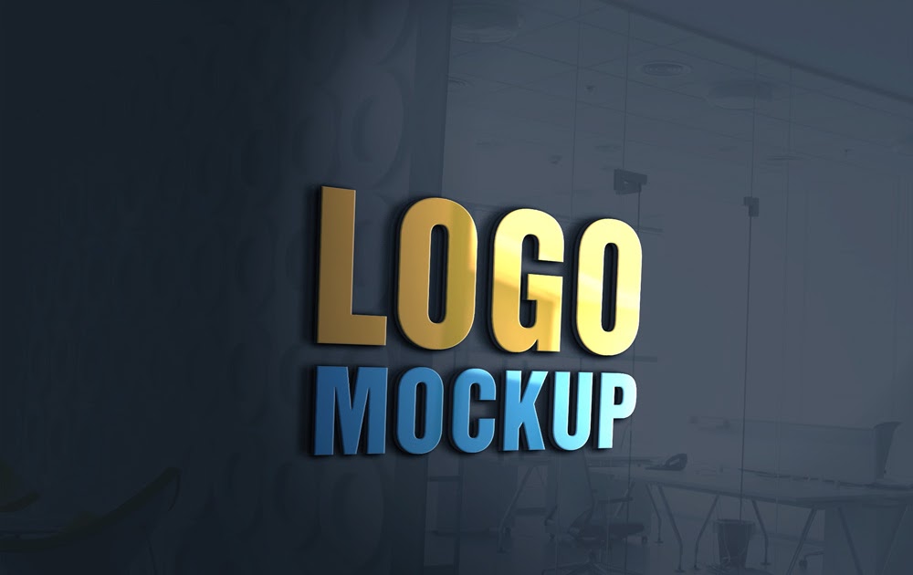 5 ملفات موك اب لعرض الشعارات Mockup Design Logo