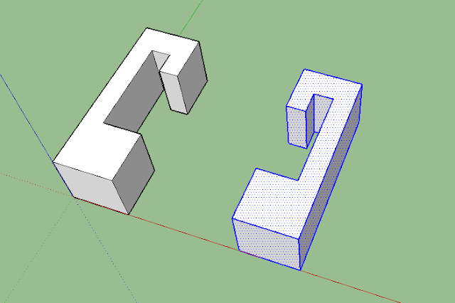 cara menampilkan objek di sketchup