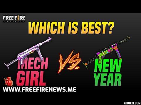 Mechanical Mp40 Vs New Year Mp40 Which Is Best In Free Fire