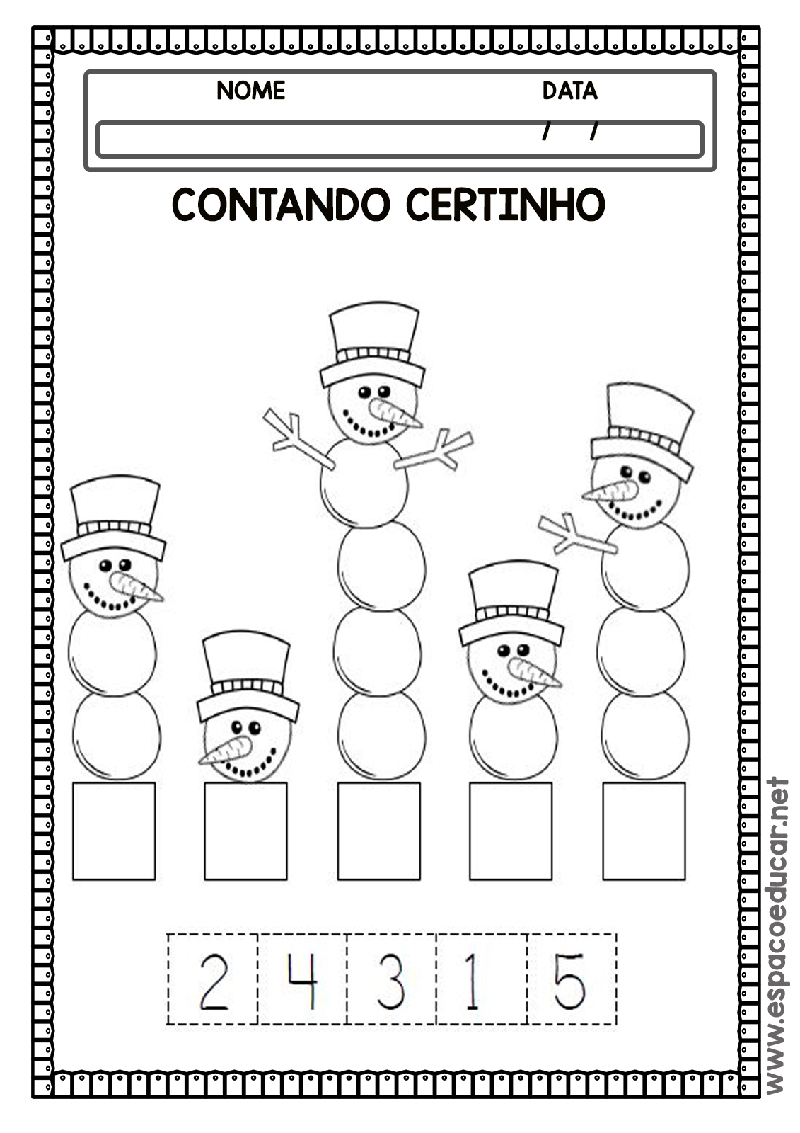 40 Atividades de Natal para a Educação Infantil grátis para  imprimir!-ESPAÇO EDUCAR