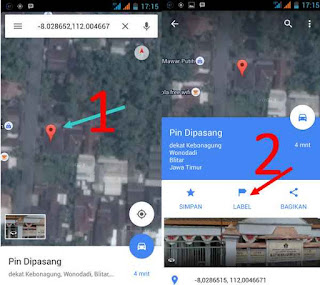  Dunia android masih mengulas wacana seputar Maps Google yang aku yakin masih bermanfaat Membuat Label Lokasi di Google maps di HP Android