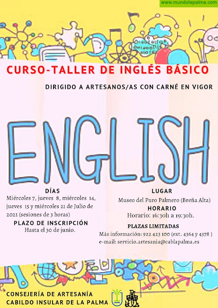 El Cabildo mantiene activa la formación continua del sector artesanal impartiendo cursos de inglés básicos