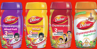 four flavors of Chyawanprash 