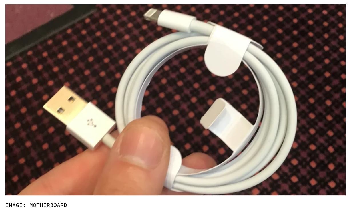 Kevin's Security Scrapbook LegitLooking iPhone Cable That Hacks